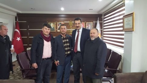 Kuzuluk'a Üst Geçit İçin Ali İhsan Yavuz'u Ziyaret Ettiler