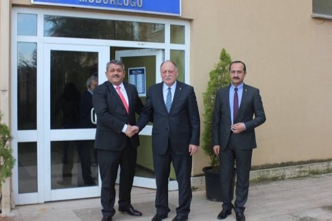 ATSO Başkanı’ndan Meslek Yüksek Okulu Yeni Müdürüne Ziyaret 