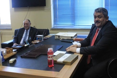 ATSO Başkanı’ndan Meslek Yüksek Okulu Yeni Müdürüne Ziyaret 