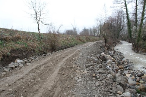 Bıçkıdere - Küçücek Bağlantı Yolunda Güçlendirme
