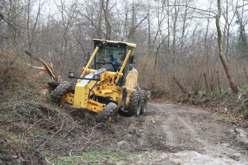 Bıçkıdere - Küçücek Bağlantı Yolunda Güçlendirme