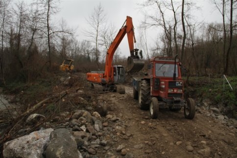 Bıçkıdere - Küçücek Bağlantı Yolunda Güçlendirme