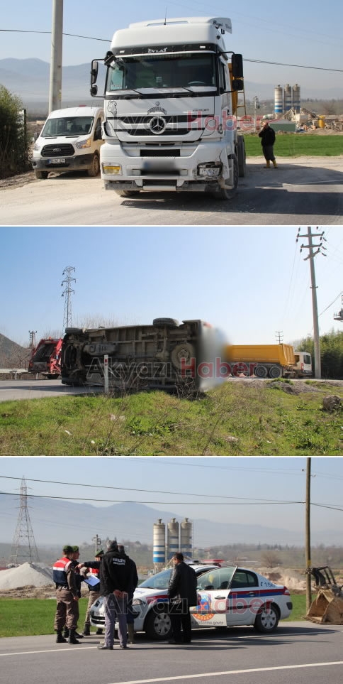 Ters Şeride Giren Ticari Minibüs Tırla  Çarpıştı 1 Yaralı