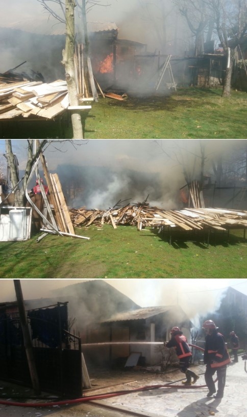 Yıldırım Beyazıt Caddesinde Yangın