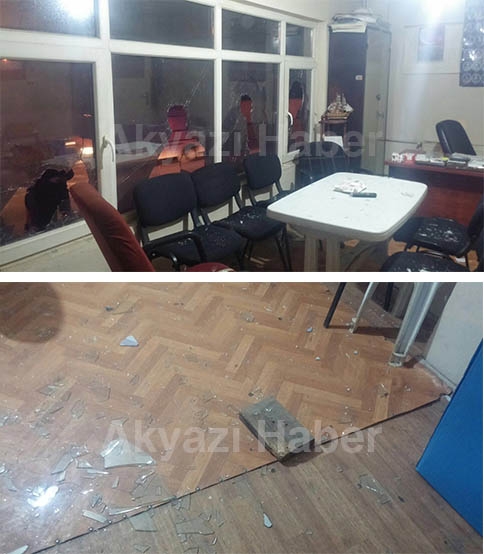 Akyazı Belediyesi Ek Hizmet Binasına Saldırı