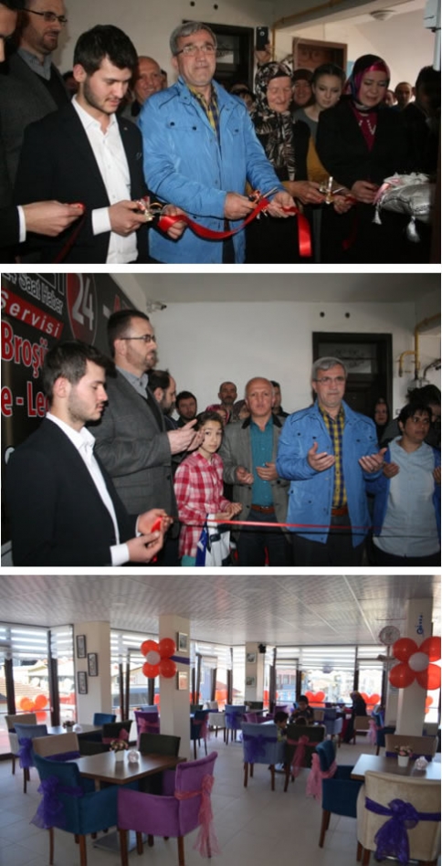 Cafe Ben Törenle Açıldı