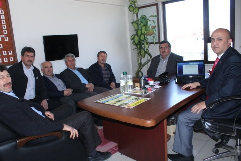 Muhtarlardan Dilek’e Ziyaret