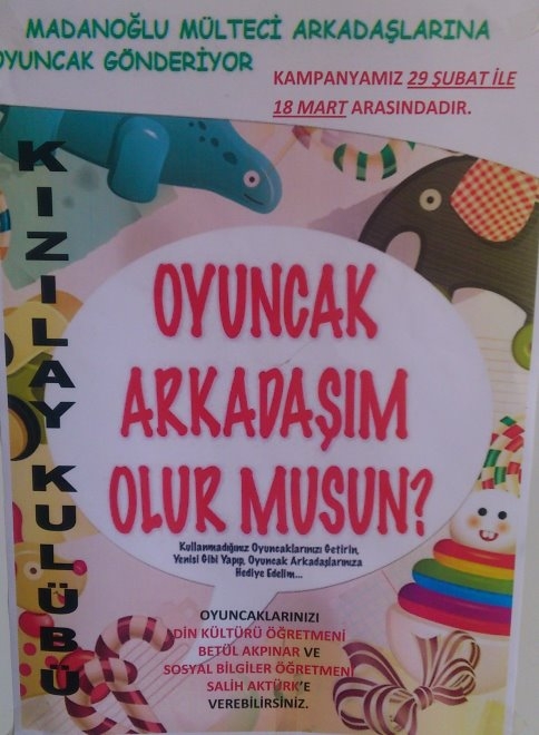 Madanoğlu Ortaokulu'ndan İki Yeni Toplum Hizmeti Çalışması