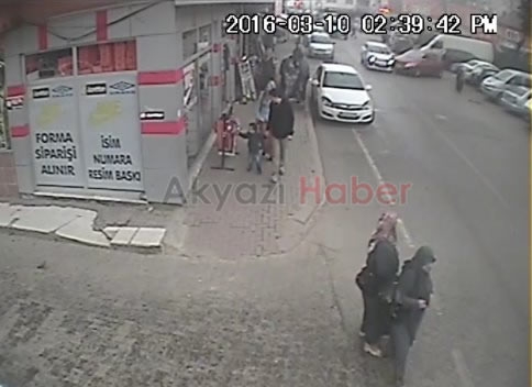 Kaza anı Kameraya Böyle Yansıdı