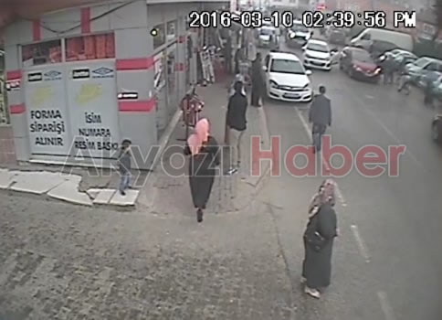 Kaza anı Kameraya Böyle Yansıdı