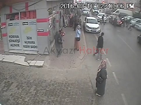 Kaza anı Kameraya Böyle Yansıdı