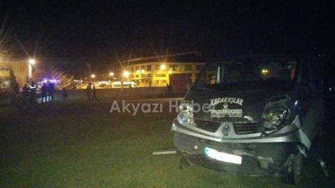 Hastane Kavşağında Trafik Kazası