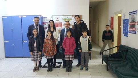 Atatürk ilk ve Orta Okulu Tıp Bayramı’nda İlçe Sağlık Müdürlüğünü Ziyaret etti