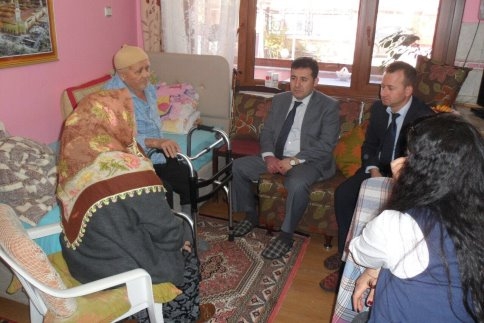 Yaşlılar Haftası Nedeniyle Şehit Babasına Anlamlı Ziyaret