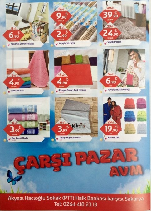 Çarşı Pazar Avm’den Büyük Bahar İndirimi 