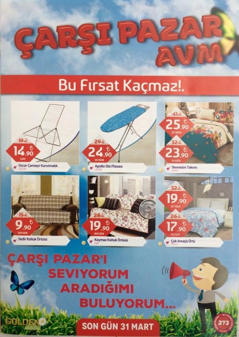 Çarşı Pazar Avm’den Büyük Bahar İndirimi 