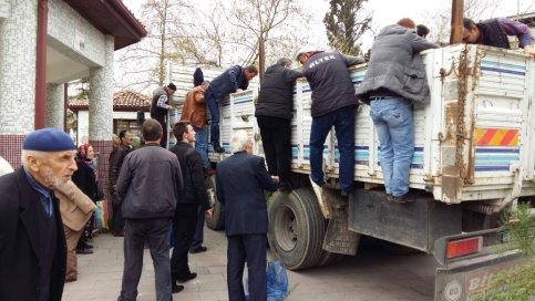 Akyazı Orman İşletme Müdürlüğü Fidan Dağıttı.