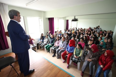 Başkan Öğrencilerle Buluştu