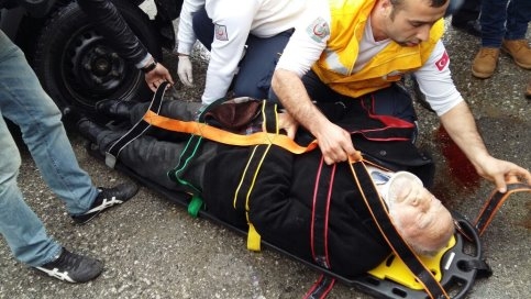 Gazi Süleyman Paşa Cami Önünde Motosiklet Kazası