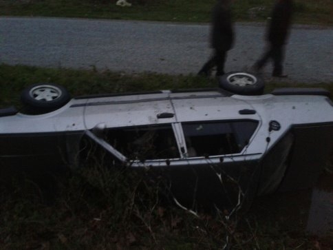 Gece Yarısı Su kanalına Uçtu