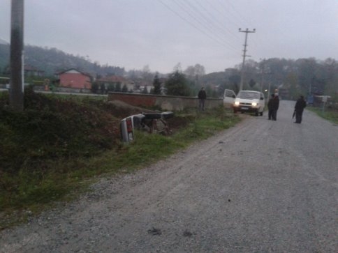 Gece Yarısı Su kanalına Uçtu