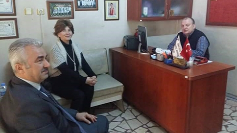 SGK Müdürü’nden Muhtar Özdağ’a Ziyaret