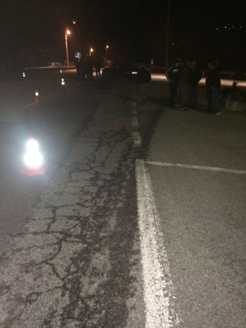 Kartal Patpata, Patpat Adama Çarptı 1 Yaralı