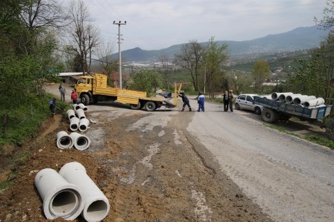 Taşburun Mahesinde Alt Yapı Çalışmaları Devam Ediyor