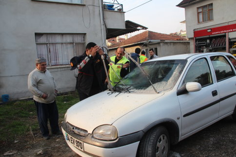 Akyazı’da Araç Yangını