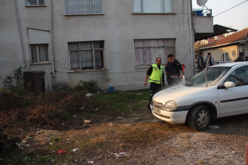 Akyazı’da Araç Yangını