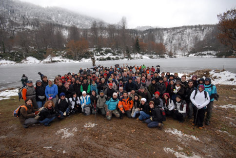 -5 Derece Soğukta Keremali'ye Yürüdüler
