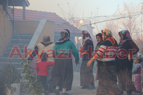 Kuzuluk'ta Çıkan Yangın Evlere Sıçramadan Söndürüldü