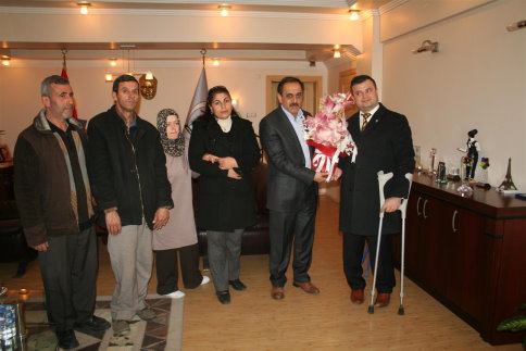 Başkan Yazıcı'yı Makamında Ziyaret