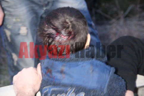 Akyazı Otoban Gişesinde Kaza