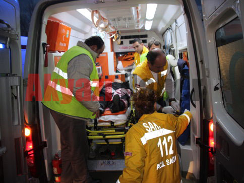 Akyazı Otoban Gişesinde Kaza