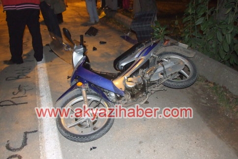 Motosiklet Kazasında1 Kişi Yaralandı