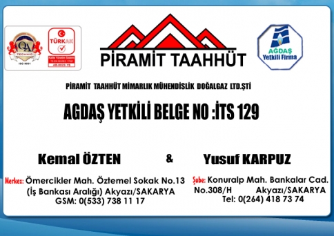 Piramit Doğalgaz Viessmann Kombi Akyazı Ana Bayi 