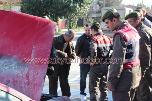 Lpgli araçta çıkan yangın korkuttu.