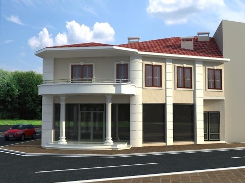 Akyazı İlçe merkezinde Satılık çok özel İş Yeri ve Daireler. 