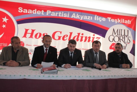 25 Kişi Saadet Partisine Katıldı