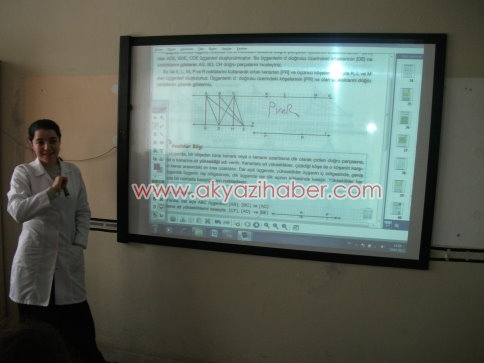 Taşburun Köyü İlköğretim Okuluna Akıllı Tahta