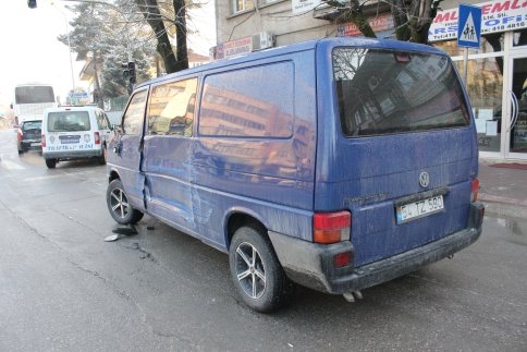 İlçe Merkezinde Zincirleme Kaza