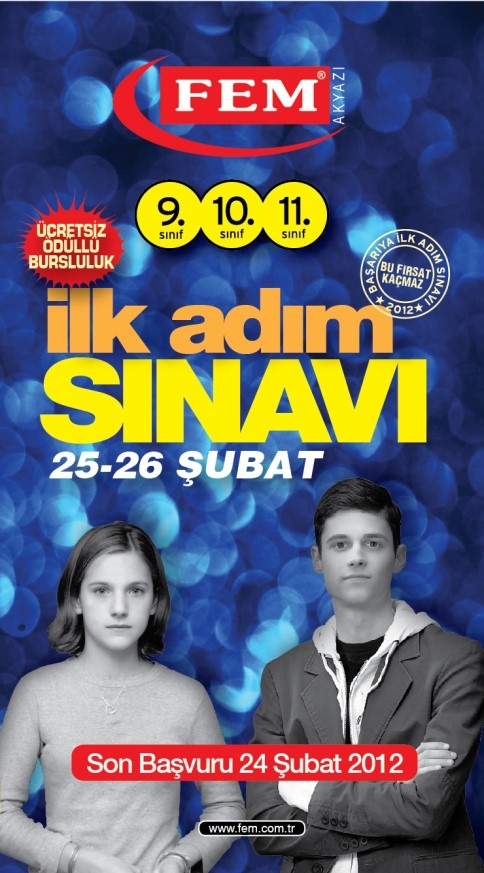 Akyazı Fem Dershanesinden ücretsiz, ödüllü - bursluluk sınavı