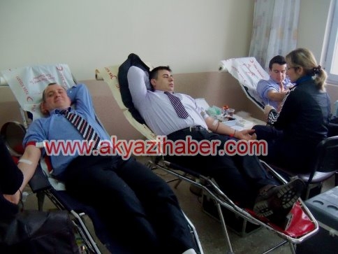 Kan Bağış Kampanyasına yoğun ilgi.