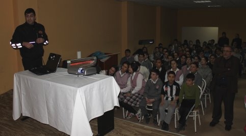 Öğrencilere Yangın İle İlgili Seminer Verildi