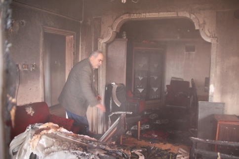 Konuralp Mahesi'nde Yangın