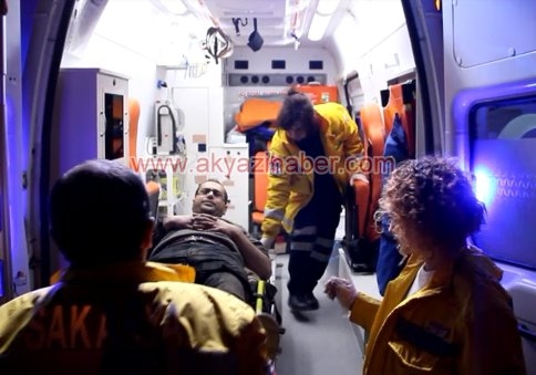 Kuzuluk'ta Meydana Gelen İş Kazasında 1 Kişi Hastaneye Kaldırıldı