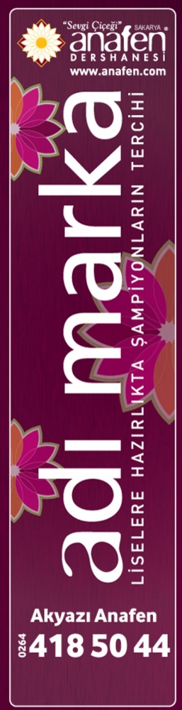 Akyazı ANAFEN Ücretsiz Ödüllü Seviye Sınavı