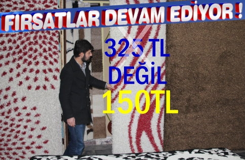 Saray ve Kaşmir Halılarda %70'e Varan İndirim !