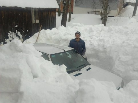 Kar Kalınlığı 1 Metreyi Aştı!